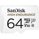 Карта памяти SanDisk 64GB microSDXC class 10 UHS-I U3 V30 High Endurance (SDSQQNR-064G-GN6IA) (491) - изображение 1