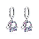 Серьги серебро 925 Слоник удачи Original стиль Pandora 8322 - изображение 1
