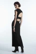 Сукня жіноча COS open-back knitted midi dress 1229882001 S Чорний - изображение 4
