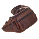 Мужская кожаная поясная сумка BUFFALO BAGS M8879Q коричневый нубук - изображение 2