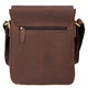 Мужская кожаная сумка через плечо BUFFALO BAGS 6228C светло-коричневый нубук - изображение 4