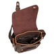 Мужская кожаная сумка через плечо BUFFALO BAGS 6228C светло-коричневый нубук - изображение 6
