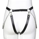 Гартеры на бедра из исскуственой кожи Love Wears Leather Underwear черные - изображение 3