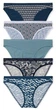 Набор женских трусиков Victoria’s Secret Stretch Cotton Bikini (5 шт., размер S) - изображение 1