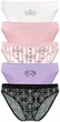Набор женских трусиков Victoria’s Secret Stretch Cotton Bikini Logo (5 шт., размер M) - изображение 1