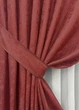 Комплект готових штор VR-Textil Жакард Мармур Al1 № 1303ш Червоний 150х270 см 2 шт (33-0151) - зображення 5