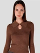 Джемпер женский Colin's CL1065282BRW L Brown (8683197802774) - изображение 4