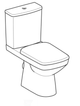 Унитаз-компакт с крышкой Geberit Selnova Square 503.086.00.1 - изображение 2