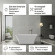 Ванна акриловая отдельностоящая Insana BS - Liza 170x75х58 см для отеля дома SPA чаша овальная белая - изображение 4