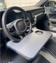Автомобильный столик на руль универсальный для перекуса ноутбука Черный в серо-коричневую полоску Глянец с глиттером - изображение 1