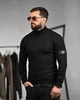 Чоловічий демісезонний в'язаний гольф Stone Island 2XL чорний (94828) - зображення 1