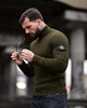 Мужской демисезонный вязаный гольф Stone Island XL хаки (94780) - изображение 4