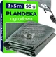 Plandeka okryciowa ogrodowa Kadax Korso 3 x 5 m Zielona (K5628) - obraz 4