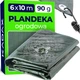 Plandeka okryciowa ogrodowa Kadax Korso 6 x 10 m Zielona (K5634) - obraz 4