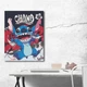 Алмазная мозаика Лило и Стич 40×50 см №OD3424, картина стразами, набор для творчества, подарок, декор комнаты, Origami - изображение 1