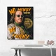 Алмазна мозаїка Франклін. No money no funny 40×50 см №OD3284, картина стразами, набір для творчості, декор, подарунок, Origami - зображення 1