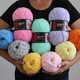 Плюшевая пряжа Premium Yarn Baby Love, Светлая пудра №353, 100% полиэстер, 100г/120м, для вязания игрушек, детской одежды, пледов, амигуруми - изображение 2