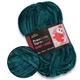Плюшевая пряжа Premium Yarn Baby Love, Зеленый бархат №372, 100% полиэстер, 100г/120м, для вязания игрушек, детской одежды, пледов, амигуруми - изображение 1