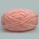 Плюшевая пряжа Premium Yarn Baby Love, Персик №323, 100% полиэстер, 100г/120м, для вязания игрушек, детской одежды, пледов, амигуруми - изображение 3