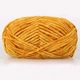 Плюшевая пряжа Premium Yarn Baby Love, Горчица №330, 100% полиэстер, 100г/120м, для вязания игрушек, детской одежды, пледов, амигуруми - изображение 3