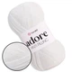 Пряжа акрилова YarnArt Adore (ЯрнАрт Адор) №330 Білий - антипілінг, 100 г / 280 м, для одягу, пледів, іграшок, в'язання спицями та гачком - зображення 1