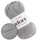 Пряжа акриловая YarnArt Adore (ЯрнАрт Адор) №346 Пепельный - антипиллинг, 100 г / 280 м, для одежды, пледов, игрушек, вязания спицами и крючком - изображение 1