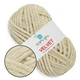 Пряжа плюшева Popyarn Velvet (Попярн Вельвет) №015 Світлий беж - 100% поліестер, 100 г / 120 м, для пледів, іграшок, в'язання спицями та гачком - зображення 1