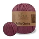 Пряжа FibraNatura Raffia Chunky, Бордовий №114-07, пряжа для сумок. Целюлоза, 100г 120м, рафія. - зображення 1