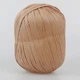 Пряжа FibraNatura Raffia Chunky, Коричневый №114-18, пряжа для сумок. Целлюлоза, 100г 120м, рафия. - изображение 3