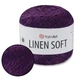 Пряжа YarnArt Linen soft, Фиолет №7324, 100 г 272 м- нить лен, вискоза, хлопок для вязания - изображение 1