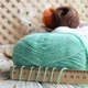 YarnArt Silky Royal, Белый №447 - пряжа меринос с искуственным шелком 50 г / 140 м, для вязания джемперов, шапок, шарфов - изображение 2