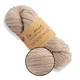 La Mia Natural Wool, Кофе с молоком №202 - шерстянная пряжа для вязания средней толщины, 100г/200м, 100% шерсть - изображение 1