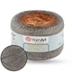 YarnArt Flowers Alpaca, №428 – полушерстяная пряжа 250 г / 940 м, альпака с акрилом, градиентное секционное окрашивание для палантинов, кардиганов - изображение 1