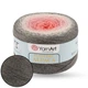 YarnArt Flowers Alpaca, №406 – полушерстяная пряжа 250 г / 940 м, альпака с акрилом, градиентное секционное окрашивание для палантинов, кардиганов - изображение 1
