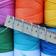 Popyarn Macrame L, Блакитний №470 - шнур для макраме, 200 г/190 м, 100% поліпропілен - для в'язання сумок, килимків, кошиків, панно, декору - зображення 2