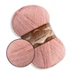 Alize Simli Angora Gold, Пудра №161 - ангоровая пряжа с люрексом 100 г / 500 м, для ажурных шалей, свитеров, Симли Ангора Голд - изображение 1