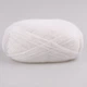 Alize Simli Angora Gold, Белый №55 - ангоровая пряжа с люрексом 100 г / 500 м, для ажурных шалей, свитеров, Симли Ангора Голд - изображение 3