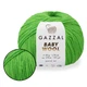 Gazzal Baby Wool, Салат №821 – мягкая полушерстяная пряжа с кашемиром, 50 г / 175 м, для детских и взрослых шапок и свитеров, Газал Беби Вул - изображение 1