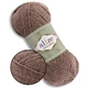 Alize Alpaca Royal New, Кофейный меланж №688 – пряжа с альпакой 100 г / 250 м, 15% альпака / 30% шерсть / 55% акрил, для свитеров, кардиганов, шарфов - изображение 1