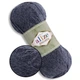 Alize Alpaca Royal New, Джинсовый меланж №203 – пряжа с альпакой 100 г / 250 м, 15% альпака / 30% шерсть / 55% акрил, для свитеров, кардиганов, шарфо - изображение 1