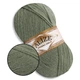 Alize Angora Gold, Зеленый миндаль №180 – тонкая пряжа с ангорой, 100 г/550 м, акрил 80% / шерсть 20% - для вязания свитеров, шарфов, шалей - изображение 1