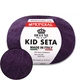 Mondial Kid Seta, Баклажан №601 – Кид мохер с шелком, 25 г / 210 м, 70% суперкид мохер, 30% шелк, пряжа для джемперов, паутинок, палантинов - изображение 1