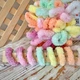 Упаковка Alize Puffy Color, №6395, 5шт - плюшева пряжа з готовими петлями для в'язання руками 100г / 9 м - для пледів, аксесуарів - зображення 2