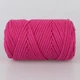 YarnArt Macrame Cord 3mm, Малина №771 - трикотажный шнур 250 г / 85 м для вязания сумок, игрушек, ковриков, макраме, толстая пряжа - изображение 2
