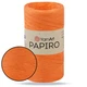 YarnArt Papiro, Оранж №1317, пряжа рафия 100гр/130м, ЯрнАрт Папиро для вязания сумок, шляпок, декора интерьера, 100% целлюлоза - изображение 1