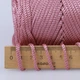 Пряжа YarnArt Macrame XL, Темно-синий №162, полиэстеровый шнур 4 мм, ЯрнАрт Макраме ХЛ нитка для вязания крючком и спицами, полиэстер 100% - изображение 2