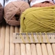 Knit Me Nubuk, Горох №1114 - пряжа Кніт Мі Нубук мікровельвет, 50г/165м, поліестер, для сумок, аксесуарів, замшева фактура - зображення 2