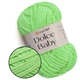 YarnArt Dolce Baby, Салат №850 − плюшевая пряжа ЯрнАрт Дольче Беби, 50 г / 85 м, для вязания игрушек, пледов, пинеток и детской одежды - изображение 1