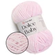 YarnArt Dolce Baby, Светло-розовый №781 − плюшевая пряжа ЯрнАрт Дольче Беби, 50 г / 85 м, для вязания игрушек, пледов, пинеток и детской одежды - изображение 1