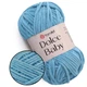 YarnArt Dolce Baby, Голубой №749 − плюшевая пряжа ЯрнАрт Дольче Беби, 50 г / 85 м, для вязания игрушек, пледов, пинеток и детской одежды - изображение 1